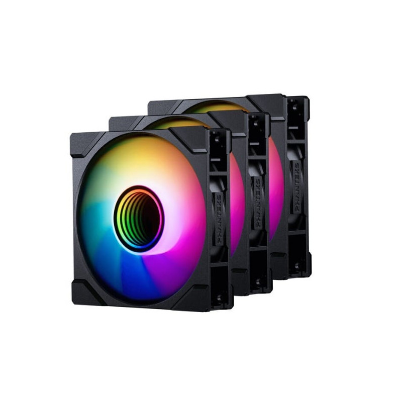 Ventola 120x120 phanteks m25 gen2 pwm d-rgb 120mm nero