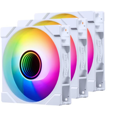 Ventola 120x120 phanteks m25 gen2 pwm d-rgb 120mm bianco
