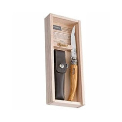 Coltello virobloc inox n. 8 ulivo fodero opinel [opinel ]