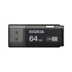 Pen drive 64gb kioxia transmemory u301 usb 3.0 nero [lu301k064gg4]
