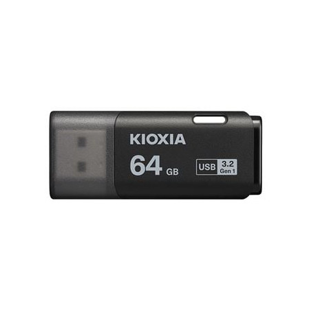 Pen drive 64gb kioxia transmemory u301 usb 3.0 nero [lu301k064gg4]