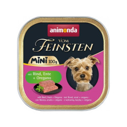 Mangime animonda vom feinsten adult mini manzo/anatra/origano per