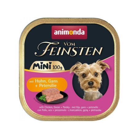 Mangime animonda vom feinsten adult mini pollo oca e prezzemolo per