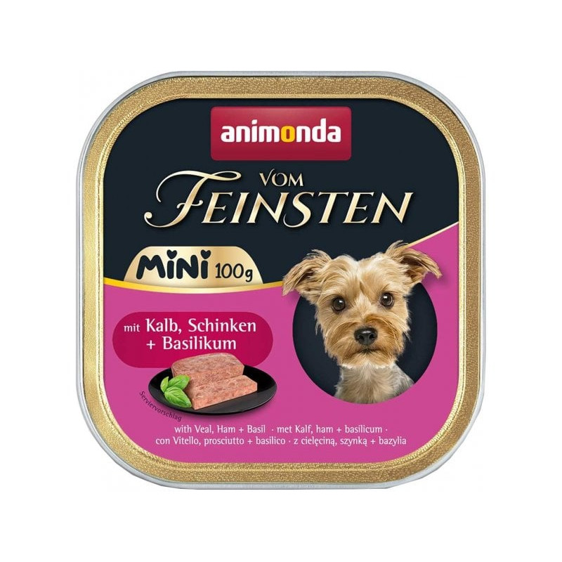 Mangime animonda vom feinsten adult mini prosciutto di vitello e