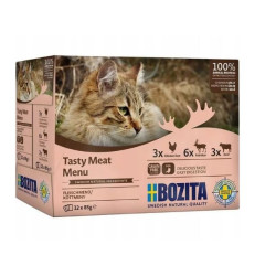 Cibo umido bozita multibox tasty meat 12x85g