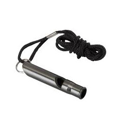 Fischietto di sopravvivenza helikon alluminio/nero [he.gw-sur-al-01]