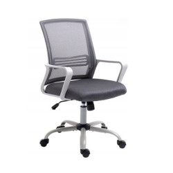 Sedia da ufficio activejet yk01 grigio [yk01 sz]