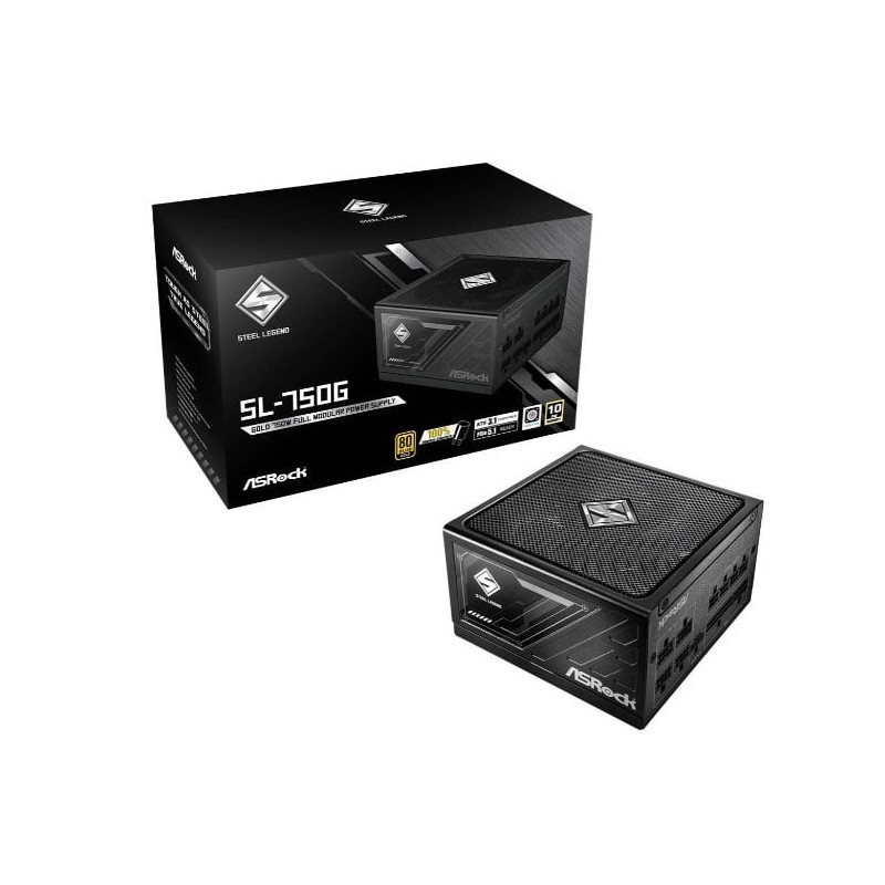 Alimentatore 750w asrock steel legend 80+ gold [90-uxs075-gfeaaa]