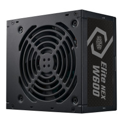 Alimentatore 600w cooler master elite nex 80+ nero [mpw-6001-acbw-be1]