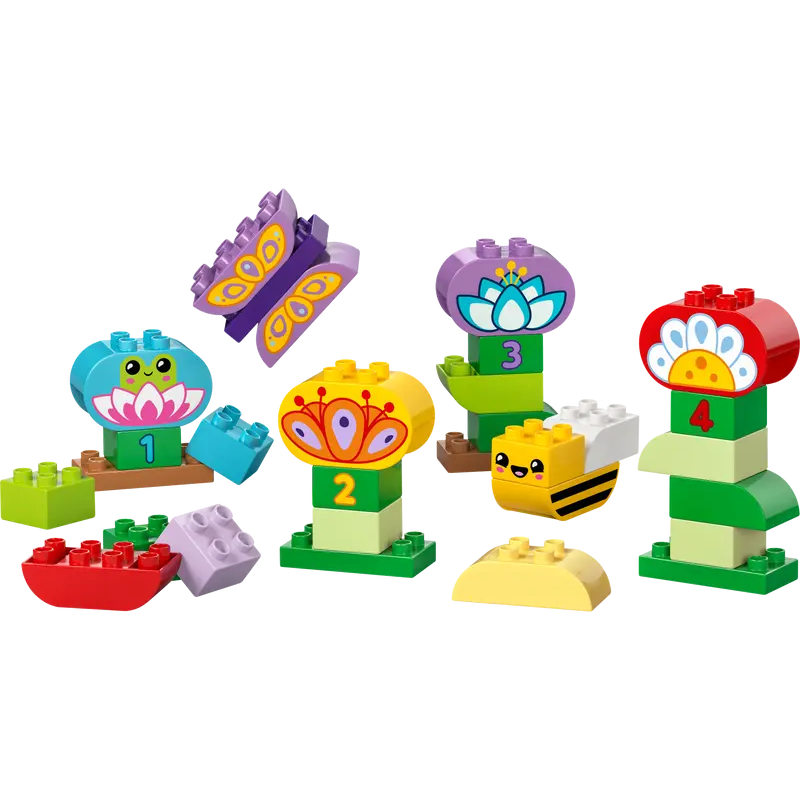 Lego duplo citta' 10444 giardino e fiori creativi 45pz multicolore