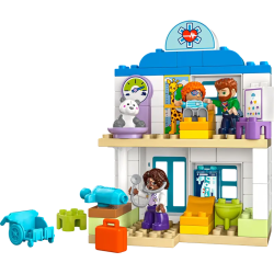 Lego duplo 10449 prime esperienze: visita dal dottore 65pz multicolore