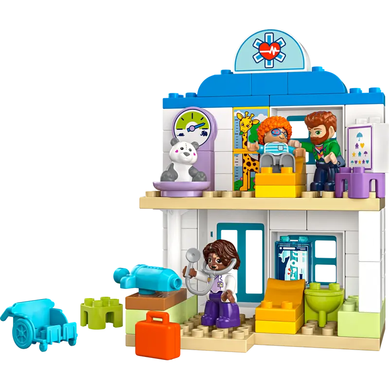 Lego duplo 10449 prime esperienze: visita dal dottore 65pz multicolore