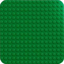 Lego duplo 10460 base 16x16 bottoncini verde [10460]