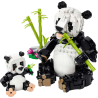 Lego creator 31165 3 in 1 animali selvatici: famiglia di panda 626pz