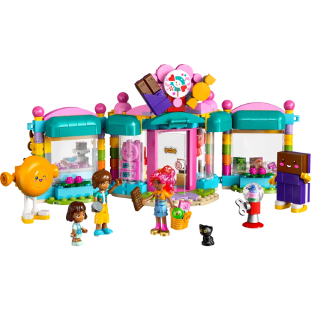 Lego friends 42649 negozio di dolciumi di heartlake city 376pz multicolore