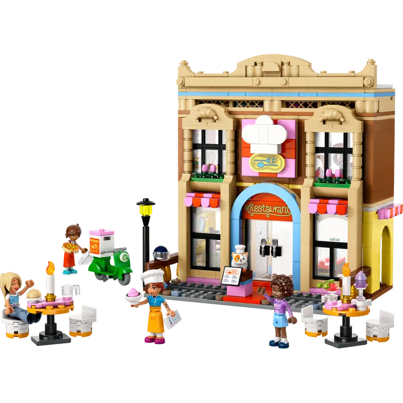 Lego friends 42655 ristorante e scuola di cucina 896pz multicolore