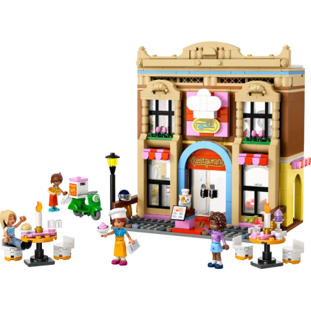 Lego friends 42655 ristorante e scuola di cucina 896pz multicolore