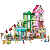 Lego friends 42670 appartamenti e negozi di heartlake city 2040 multicolore