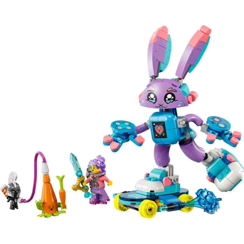 Lego dreamzzz 71490 izzie e il coniglietto del gaming bunchurro 252pz