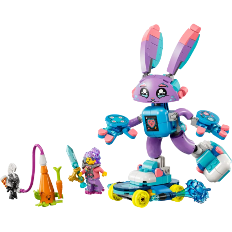 Lego dreamzzz 71490 izzie e il coniglietto del gaming bunchurro 252pz