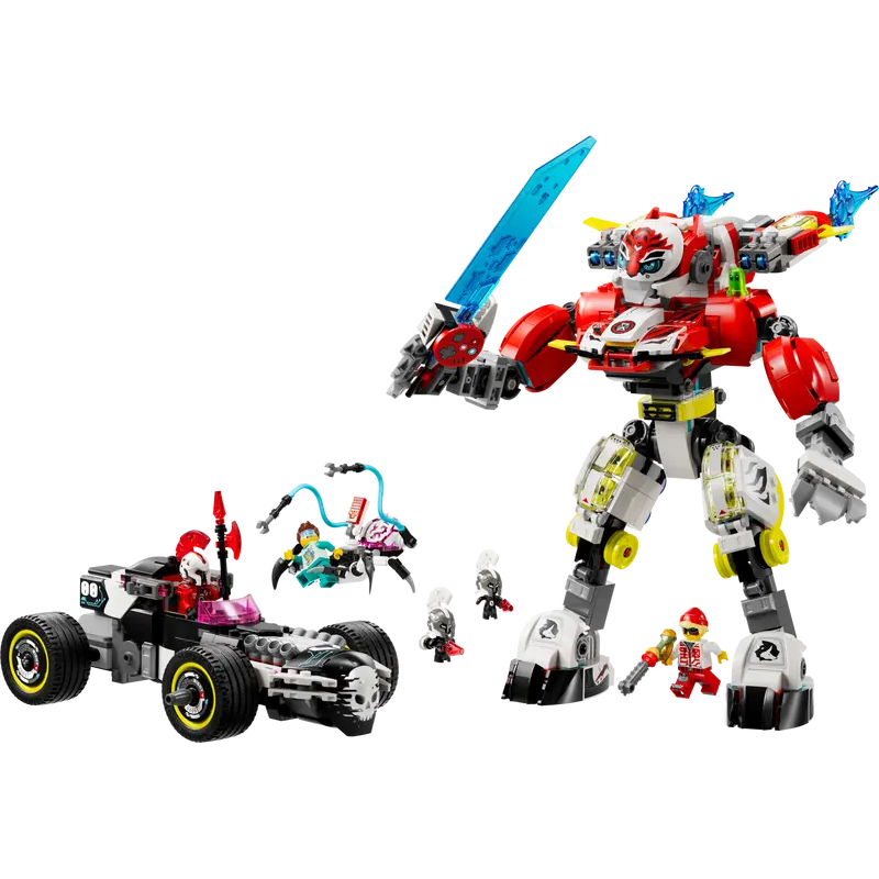 Lego dreamzzz 71497 mech tigre di cooper e bolide di zero 1006pz