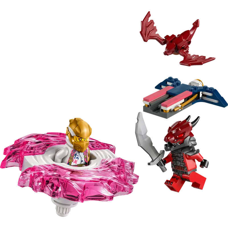 Lego ninjago 71824 spinner del drago spinjitzu di sora 56pz multicolore