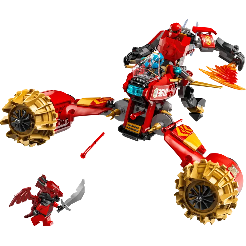 Lego ninjago 71830 mech storm rider di kai 333pz multicolore [71830]