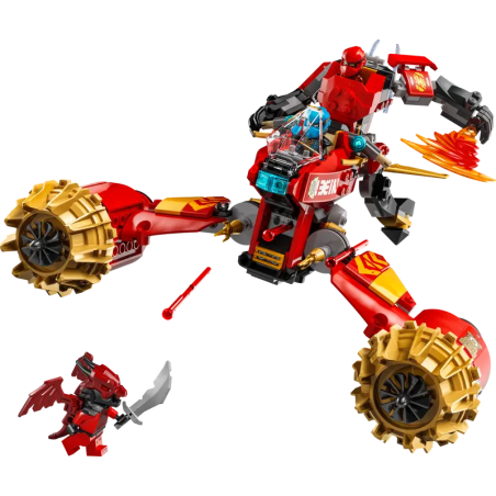 Lego ninjago 71830 mech storm rider di kai 333pz multicolore [71830]