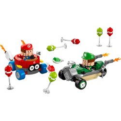 Lego super mario 72034 mario kart: baby mario vs baby luigi 321pz