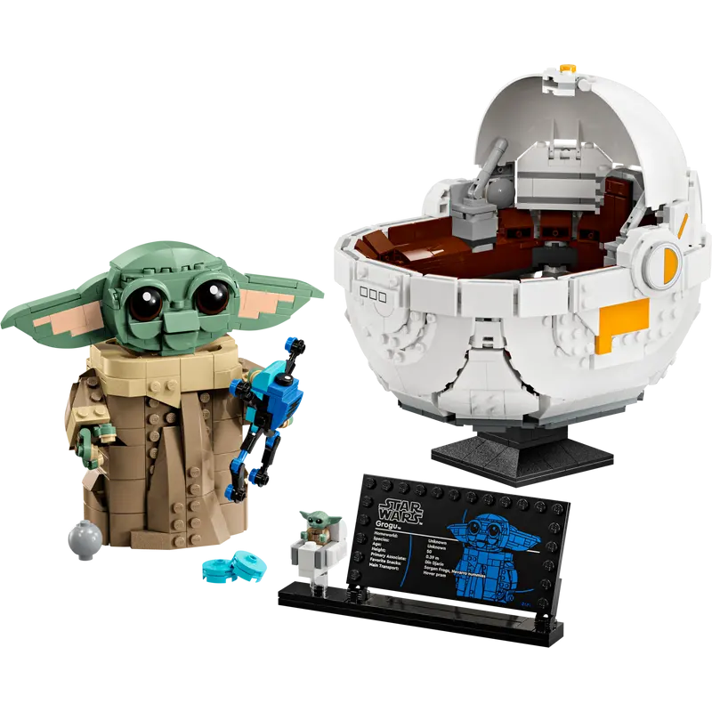 Lego star wars 75403 grogu e carrozzina 1048pz multicolore [75403]