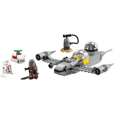 Lego star wars 75410 n-1 starfighter di mando e grogu 92pz multicolore
