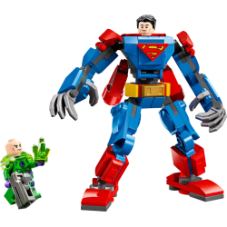 Lego dc super heroes 76302 mech di superman vs lex luthor 120pz multicolore