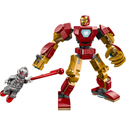 Lego marvel super heroes 76307 mech di iron man vs ultron 101pz multicolore