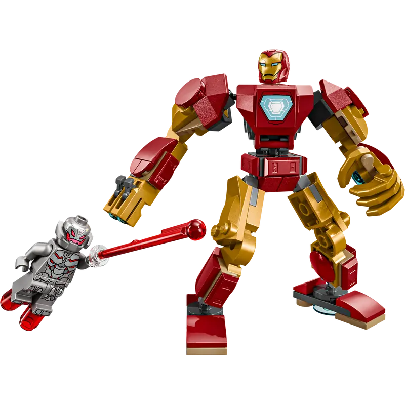 Lego marvel super heroes 76307 mech di iron man vs ultron 101pz multicolore