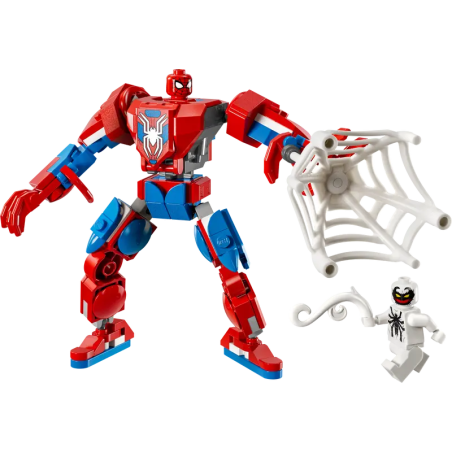 Lego marvel super heroes 76308 mech di spider-man vs anti-venom