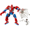 Lego marvel super heroes 76308 mech di spider-man vs anti-venom