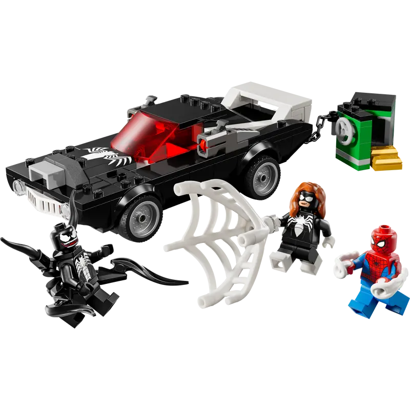 Lego marvel super heroes 76309 spider-man vs muscle car di venom
