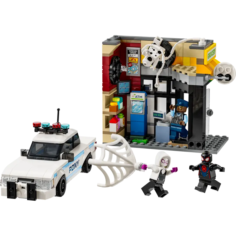 Lego marvel super heroes 76311 spider-verse: miles morales vs