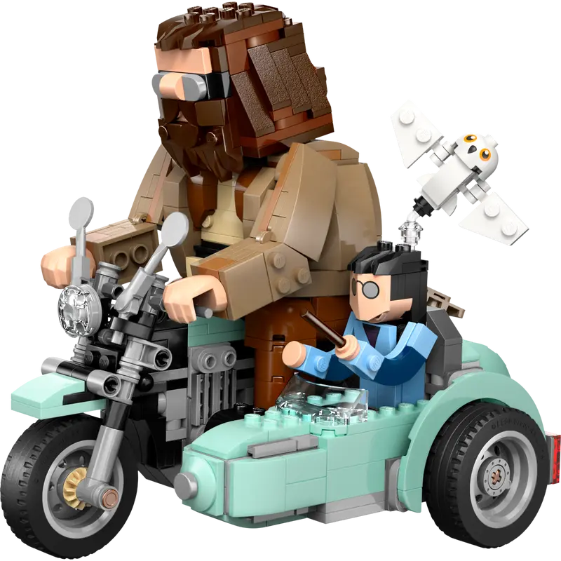 Lego harry potter 76443 giro sul sidecar hagrid e harry 617pz multicolore