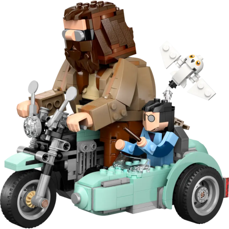 Lego harry potter 76443 giro sul sidecar hagrid e harry 617pz multicolore