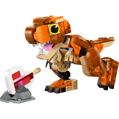 Lego jurassic world 76967 little eatie: t.rex 317pz multicolore [76967]