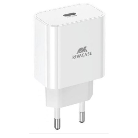 Alimentatore da rete rivacase fast/mobile per iphone 20w 1xusb-c