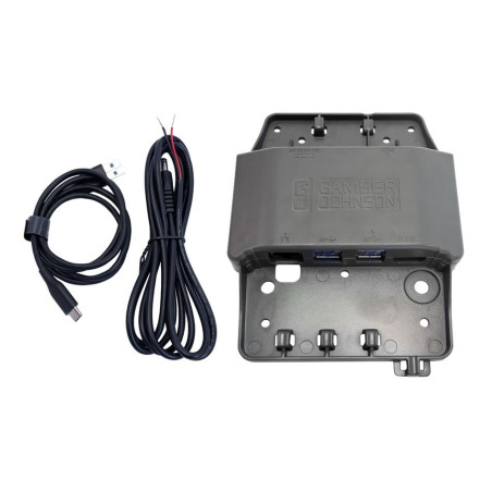 Docking station g-johnson per smartphone usb 3.0 tipo c nero