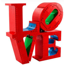 Lego art love 18+ 26.2x38.2x11.8cm multicolore 791pz [31214]
