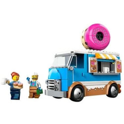 Lego city camion delle ciambelle 5+ 2figurine multicolore 196pz [60452]