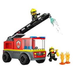 Lego city camion dei pompieri con scala 4+ 2figurine multicolore
