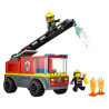Lego city camion dei pompieri con scala 4+ 2figurine multicolore