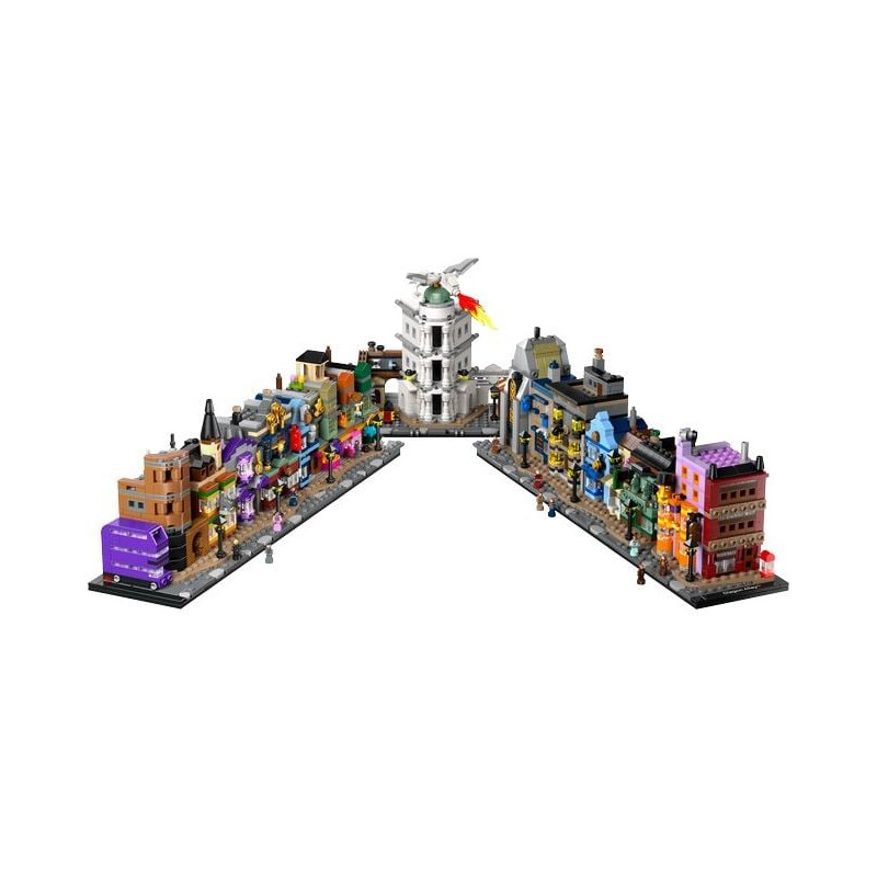 Lego harry potter-diagon alley negozi di magia 18+ multicolore