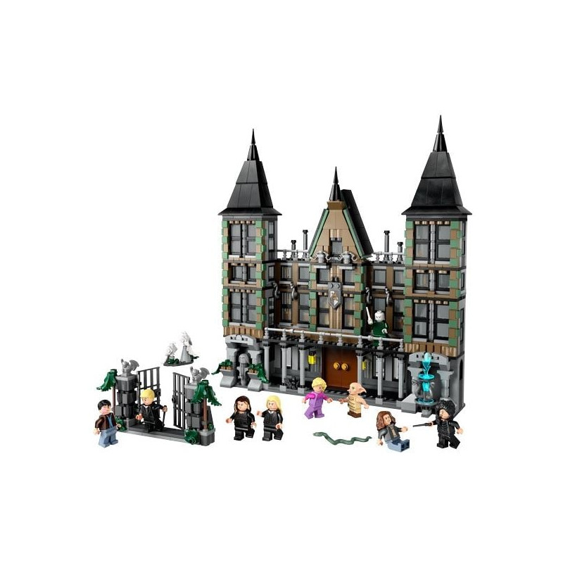 Lego harry potter-villa malfoy 10+ 10figurine multicolore 1601pz
