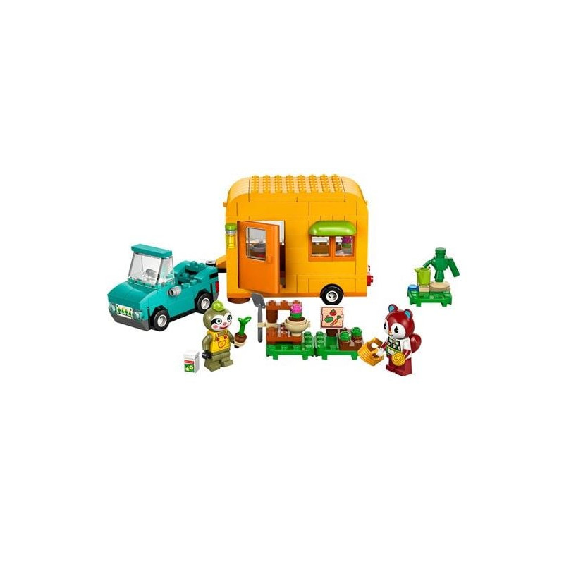Lego animal crossing caravan e negozio di giardinaggio di leif 7+